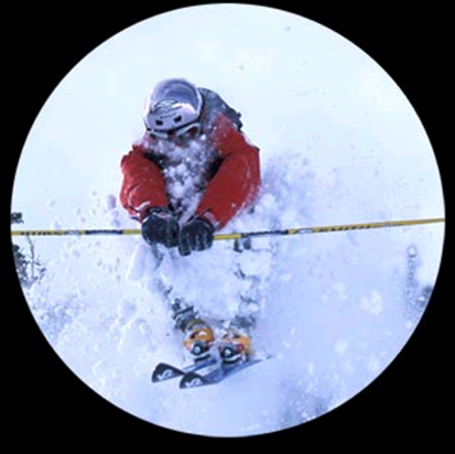 skiing photo
