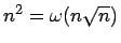 $n^2 = \omega(n \sqrt{n})$