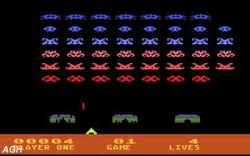Space Invaders screen shot
