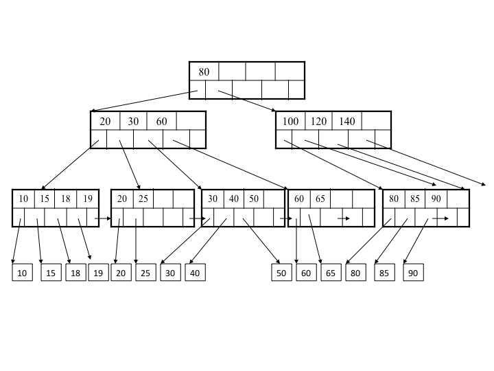 b+ tree example