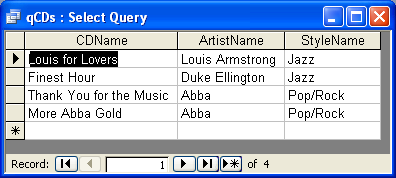 Query design