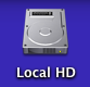 Local hard drive icon