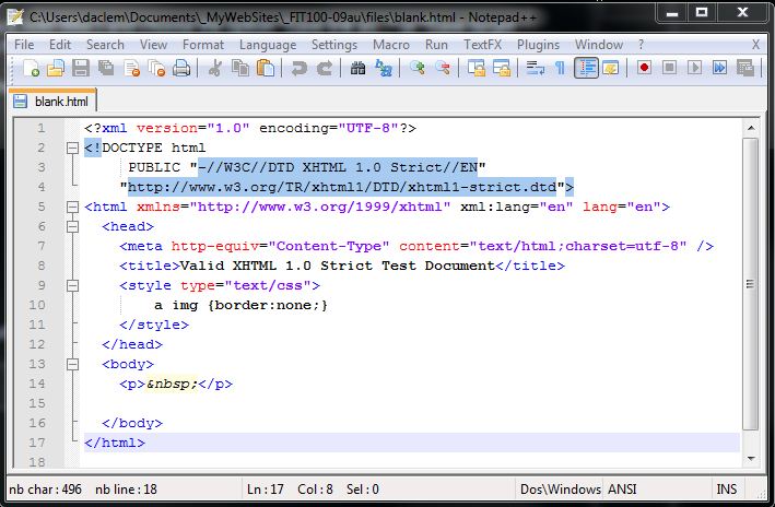 file in NotePad++