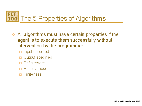 The 5 Properties Of Algorithms