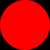 Red circle inside a black square