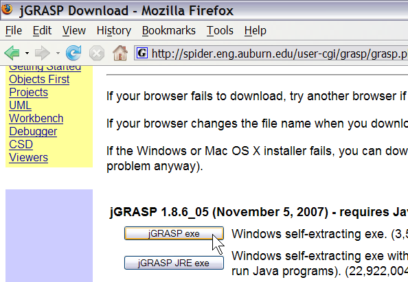 download jGRASP