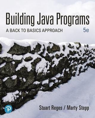Building Java Programs 5th edition cover