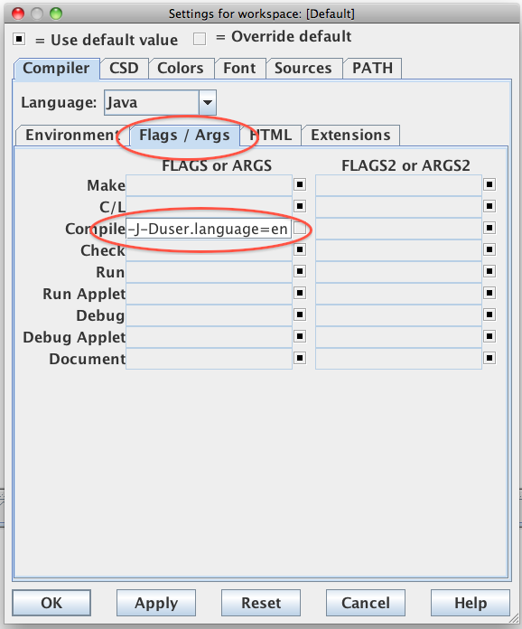 jgrasp c compiler