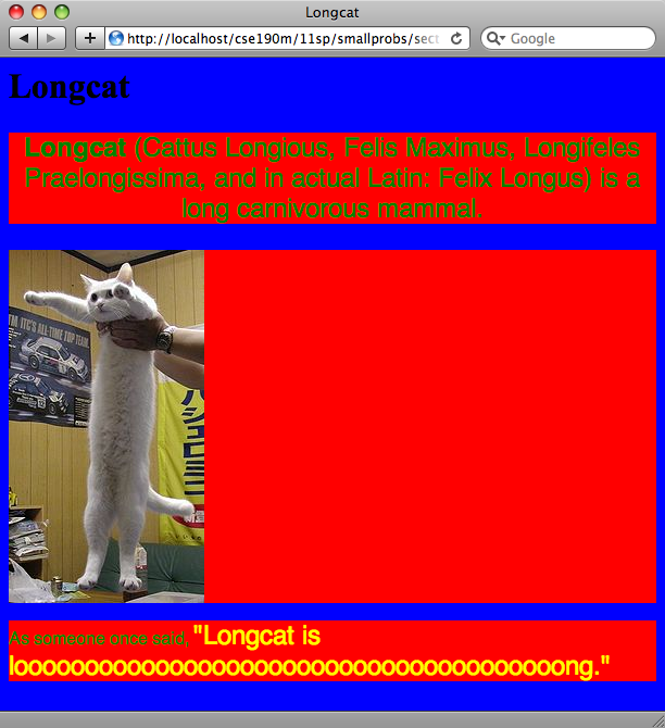 long cat page