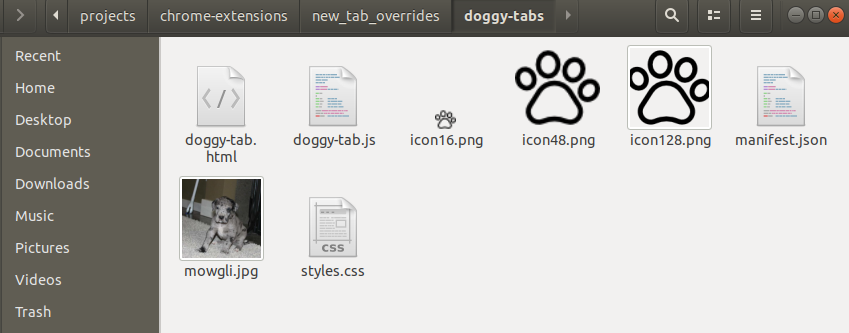 doggy tab screenshot