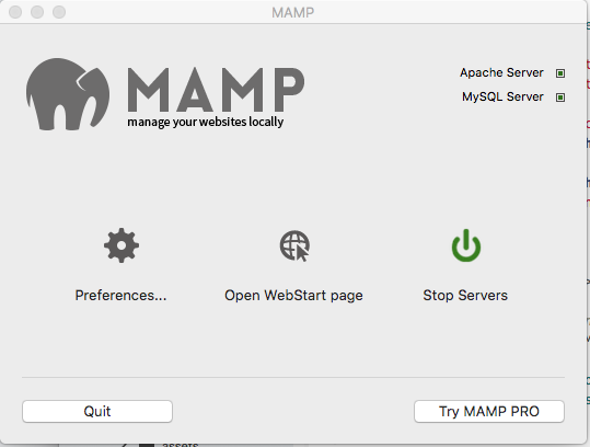 mamp update mysql