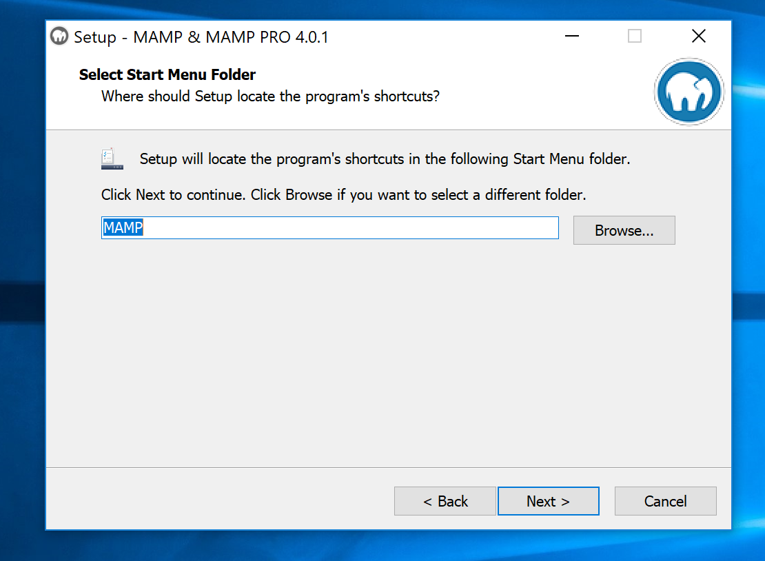 install mamp on windows