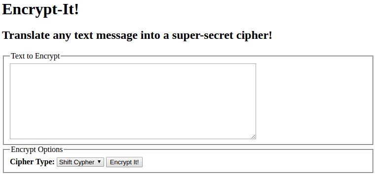Encrypt-It Part I