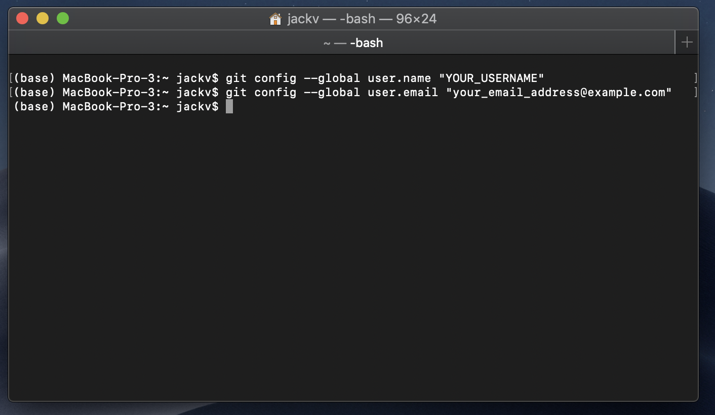 using command line tool for github on mac