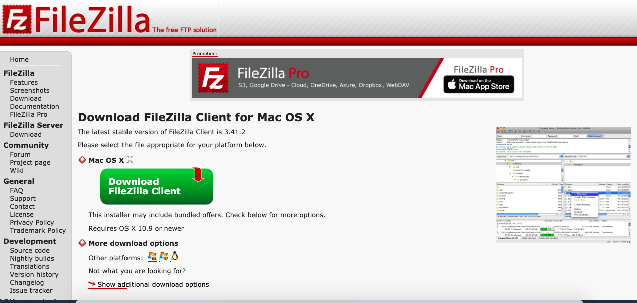 filezilla client offline installer