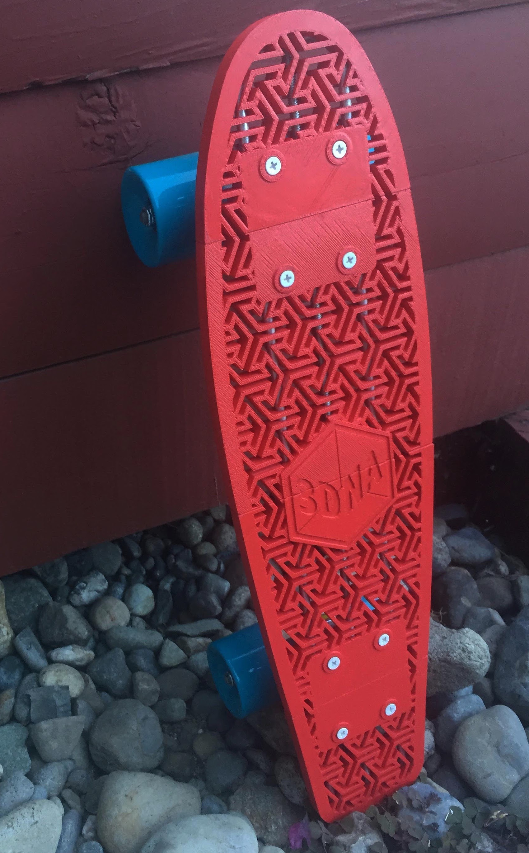 3D printed skateboard
