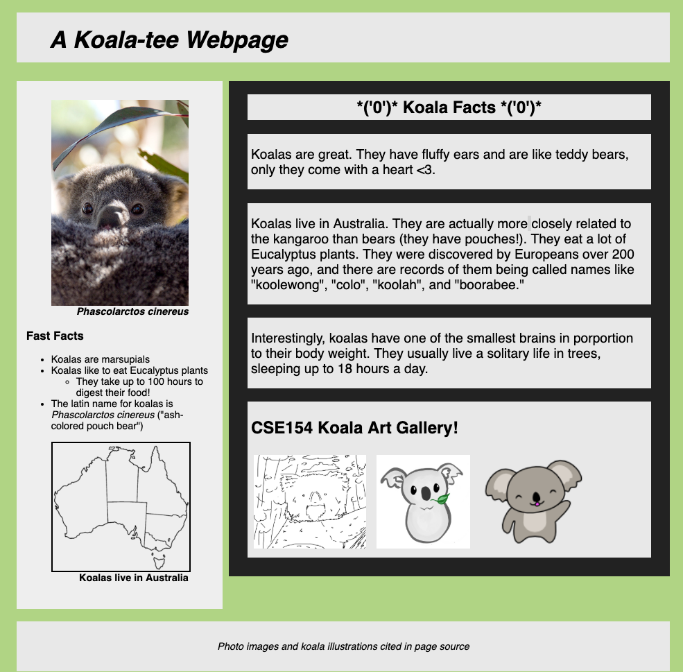 Koala page