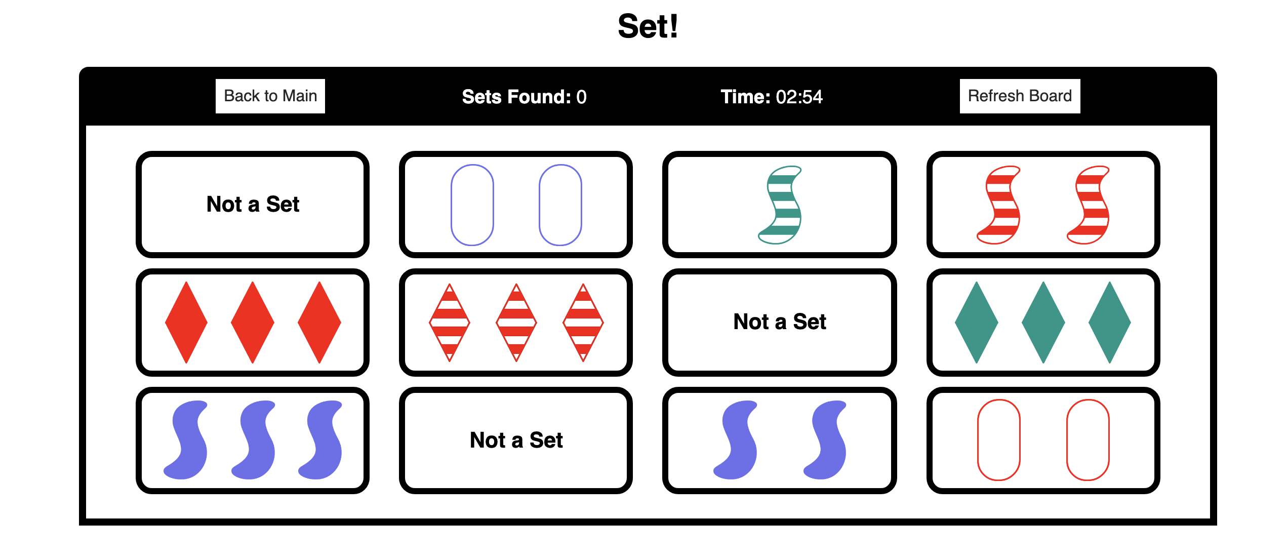 GitHub - Epicplant/Set: Web version of the "Set!" card game to practice ...