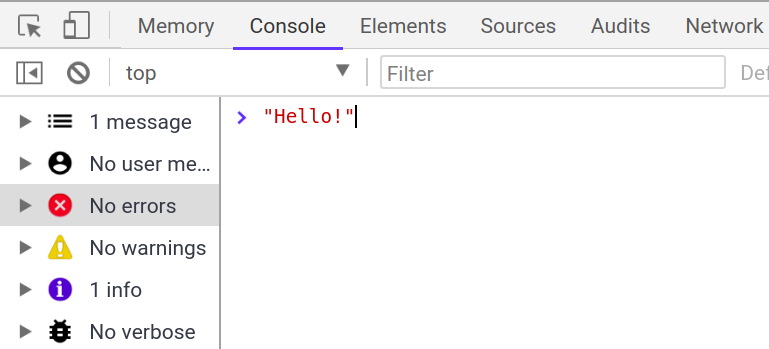 Chrome Console