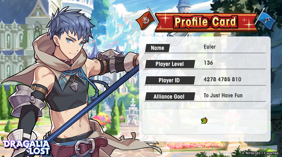 Player card for Dragalia Lost