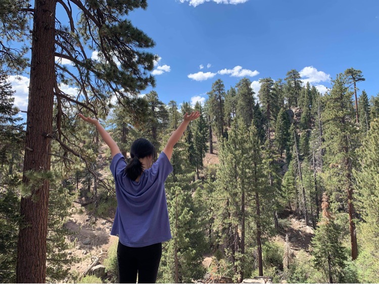 going hiking