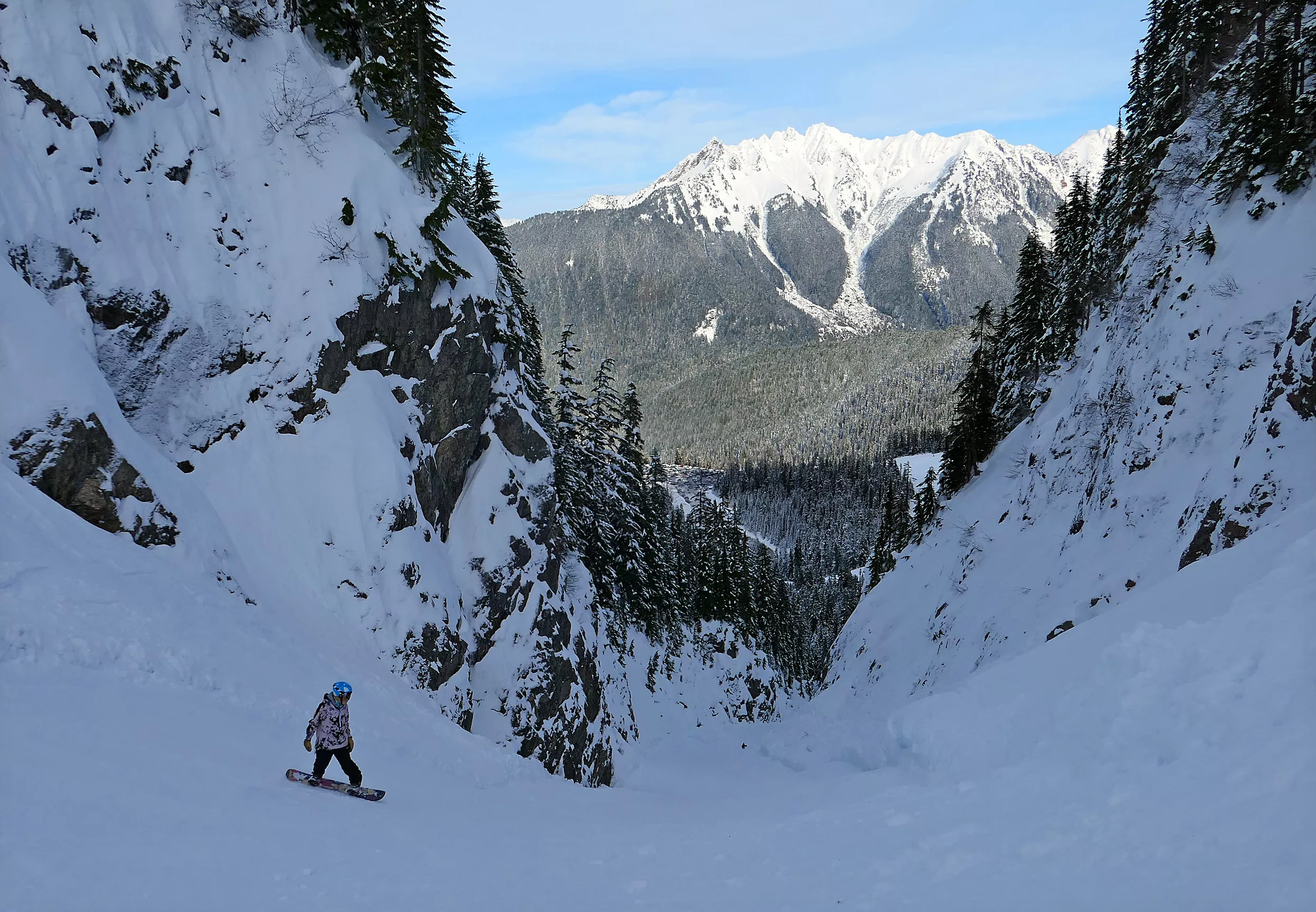 Mt. Baker natural halfpipe