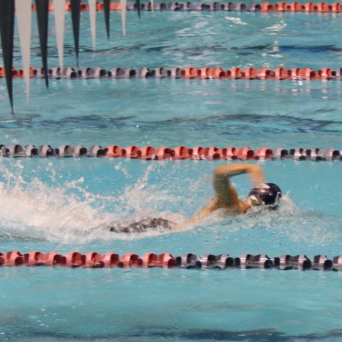 Kevin Wu swimming