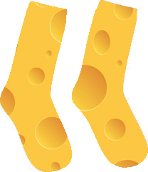 Cheese Socks