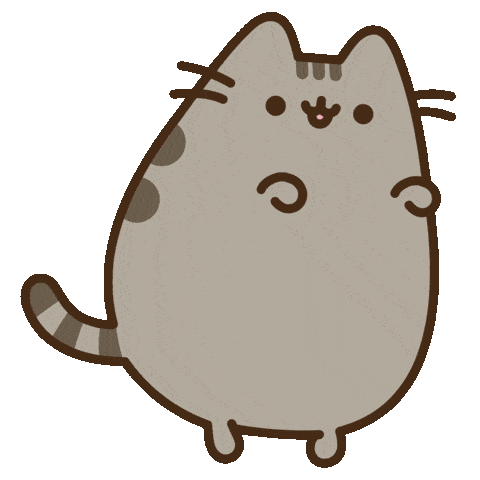 dancing fat cartoon cat