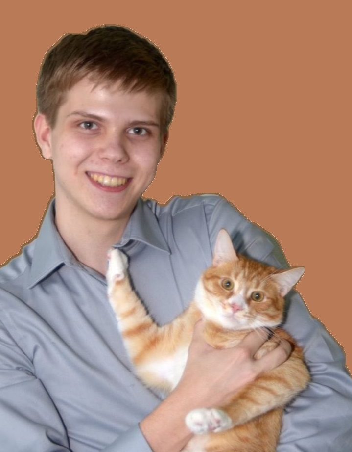 A picture of me with my dear cat Kaiser