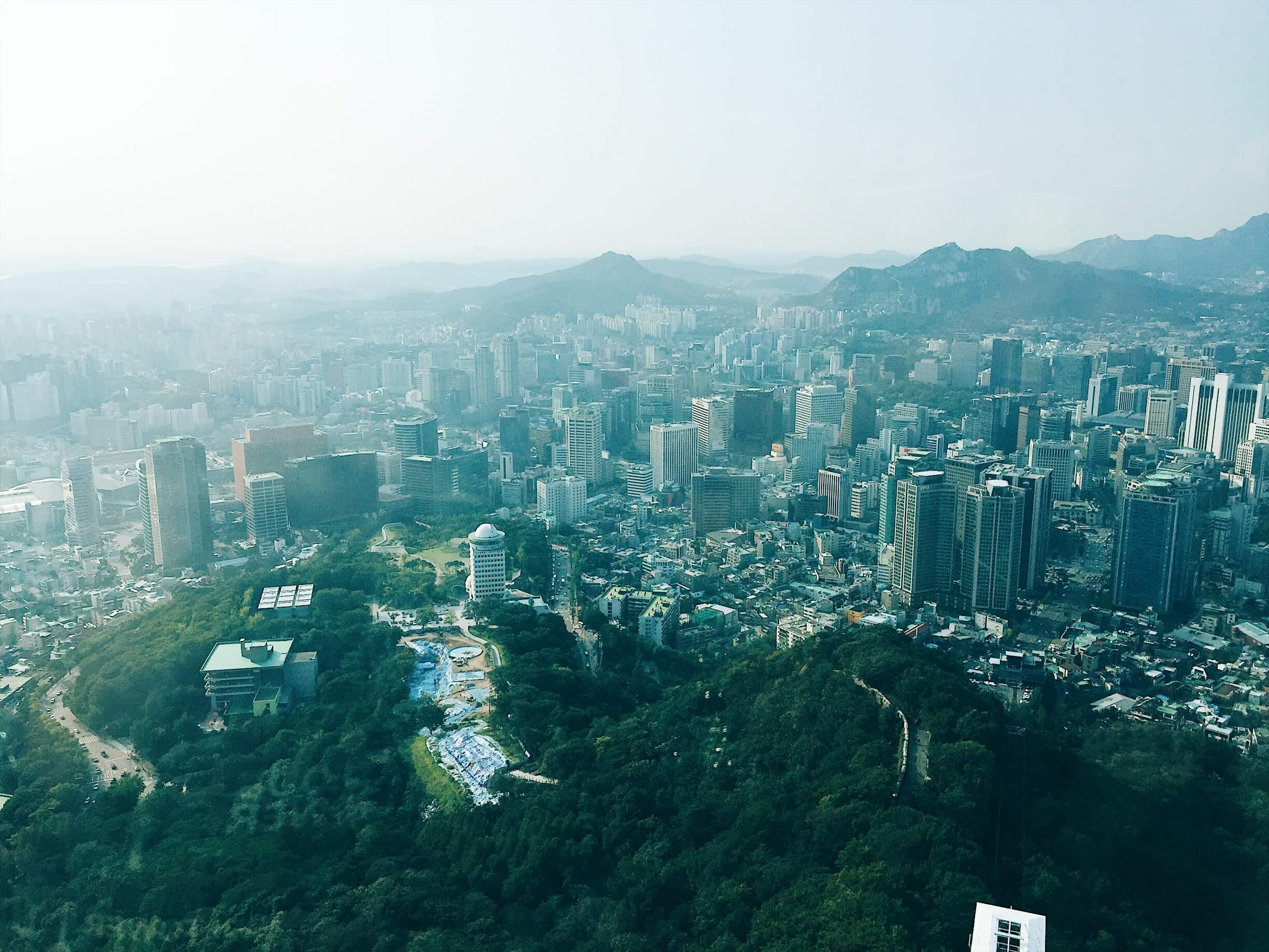 A scenic view of Korea.