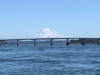 Mt. Rainier view from Gig Harbor
