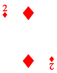 two of diamonds card