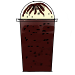 drawing of godiva frappuccino