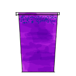 drawing of purple drink