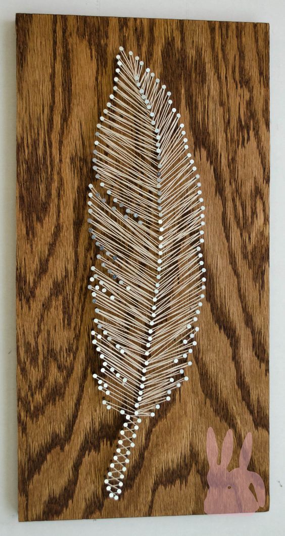 Feather String Art