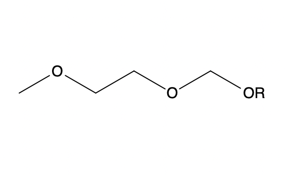 methoxyethoxymethyl structure