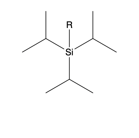 triisopropylsilyl structure
