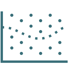 Scatter plot icon
