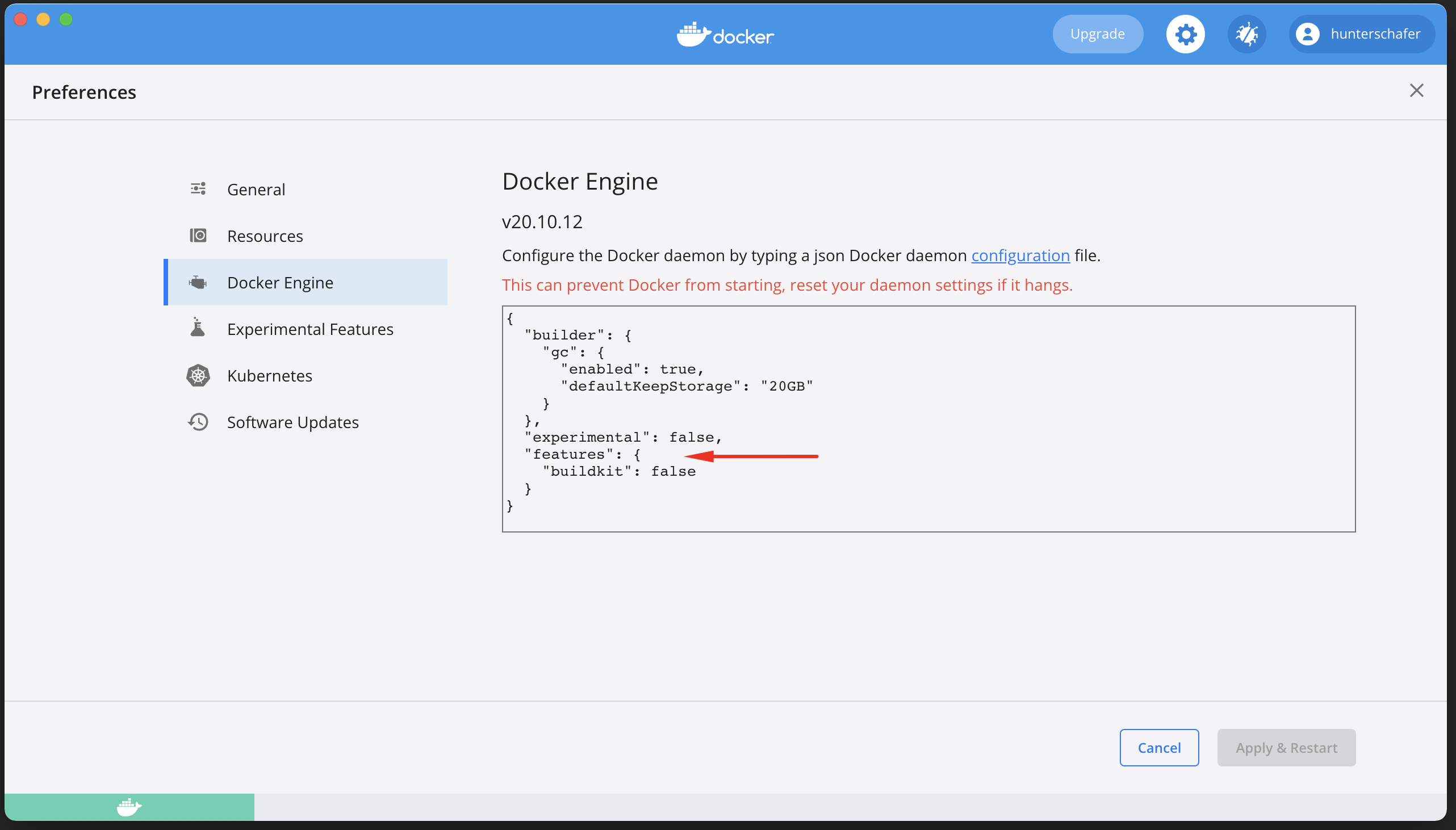 Configuration for Docker on M1 Macs