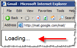 Gmail loading