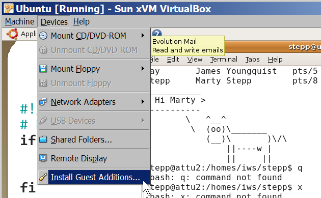 VirtualBox Guest Additions