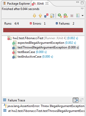 Screenshot: Run Junit from Eclipse