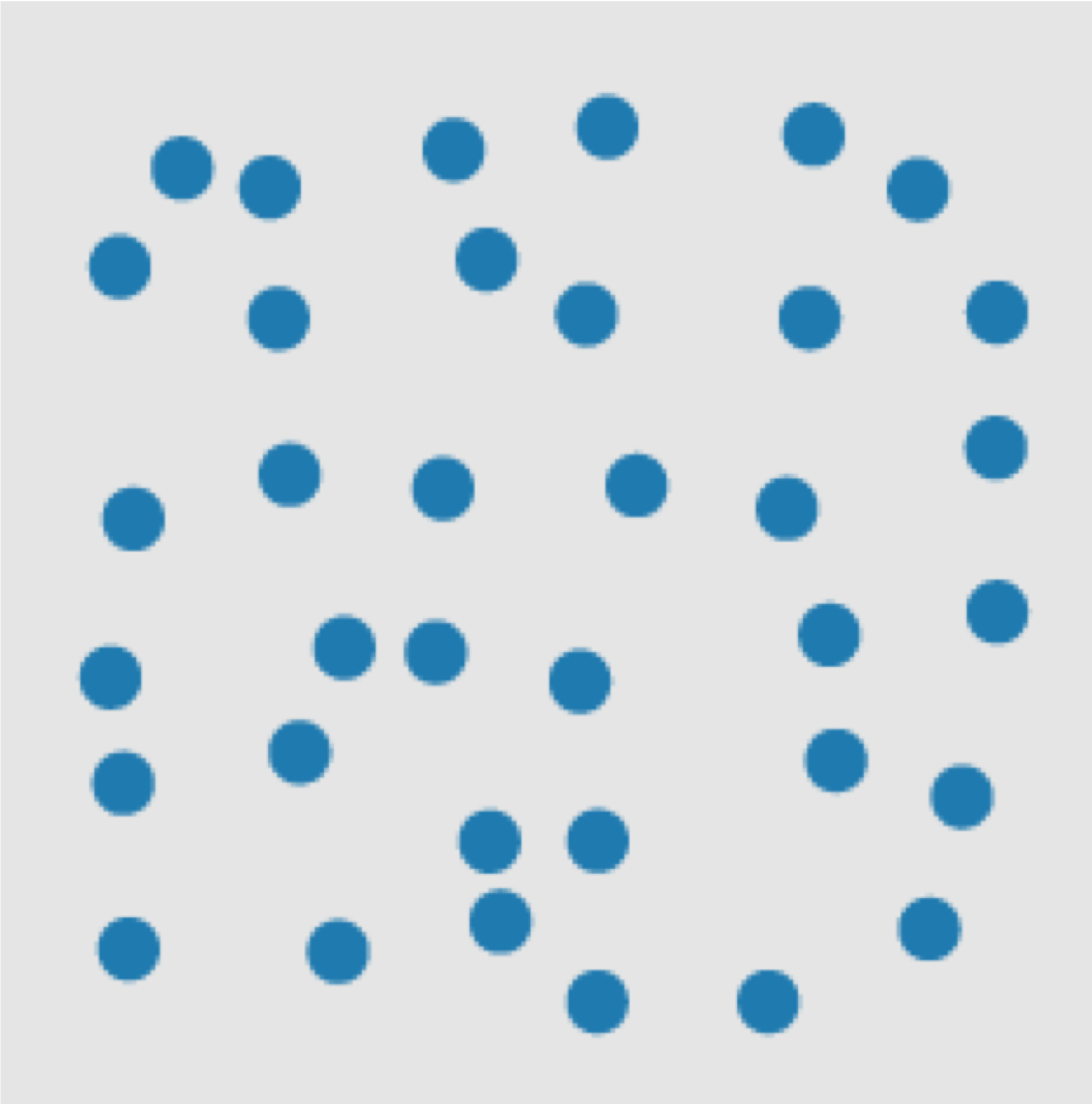 :img Picture of blue circles with no standout,35%