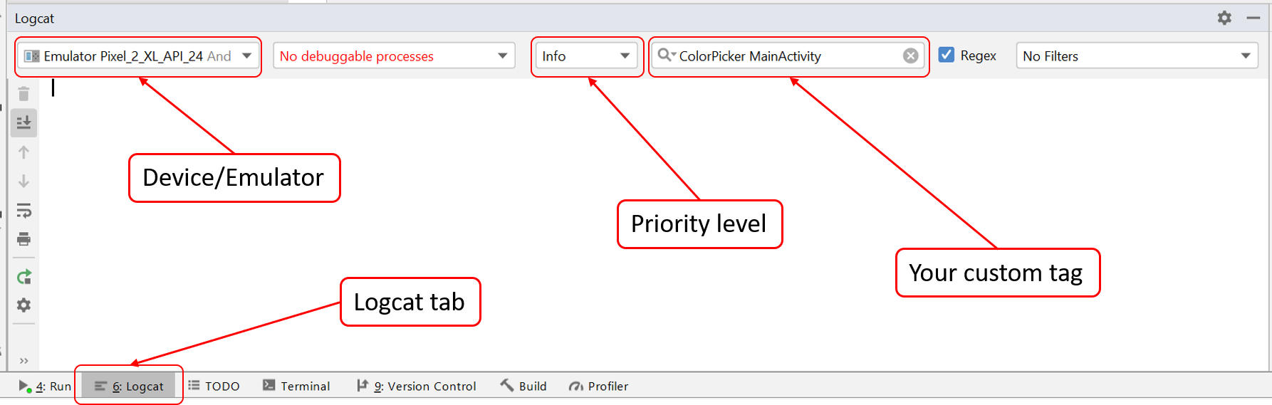 Logcat diagram