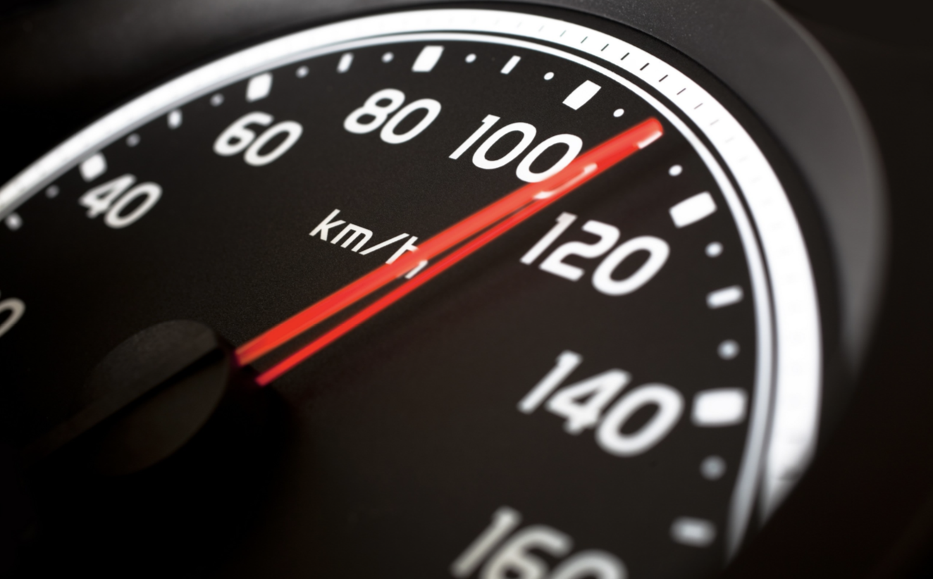 :img Speedometor with dial at 110mph, 80%, width