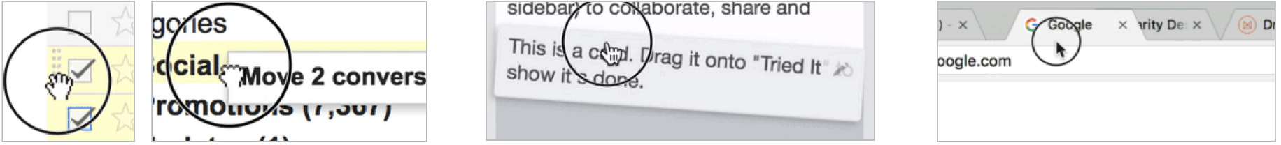 :img Picture showing drag snapping in gmail trello and chrome,40%, width