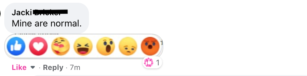 :img Facebook interface with blue like buttons, 130%, width