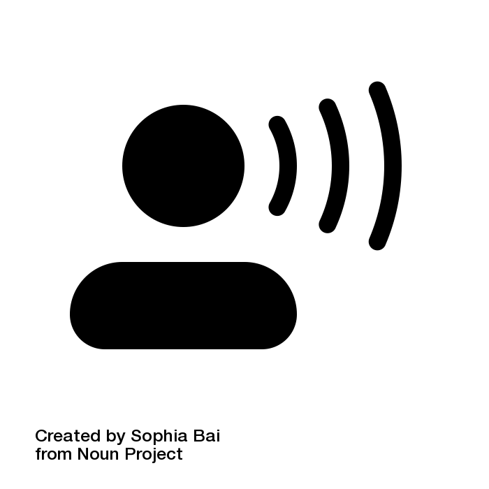 :img screen reader by Sophia Bai from the Noun Project, 100%, width