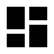 Two-column pinterest layout icon